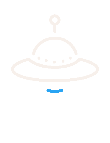 DameVanCo space neon alien astro Sticker
