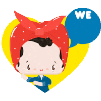empowering we can do it Sticker by Math