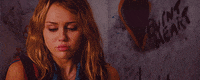 sad miley cyrus GIF