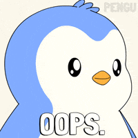 Oh Oh Oops GIF by Pudgy Penguins