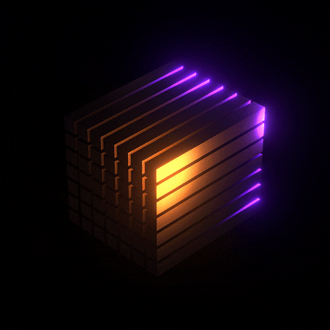 3D Glow GIF by xponentialdesign