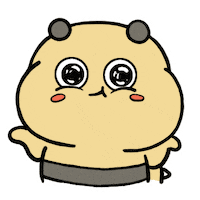 honey bee whatever Sticker by Aminal Stickers