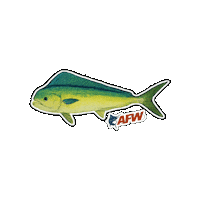 Mahi Mahi Ocean Sticker by AFW Fishing Brands