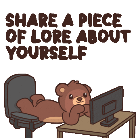 Teddy Bear Story Sticker by BEARISH