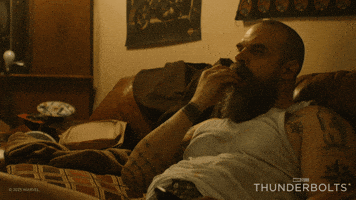 Thunderbolts Eating GIF by Marvel Studios