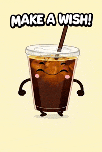 Excited Coffee GIF