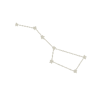 zaewild space stars constellation big dipper Sticker