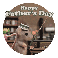 Happy Fathers Day Sticker by Mouse