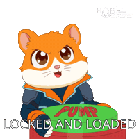Load It Up Lets Go Sticker by Hamieverse