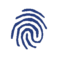 Fingerprint Sticker by Cape Tracks