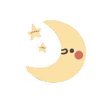 christellesayshi star stars sleep moon Sticker