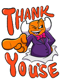 Happy Thank You Very Much Sticker