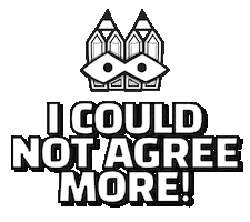 Dee Agree Sticker by Stamatia Alexaki