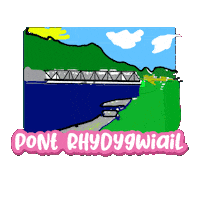 Pont Rhydygwiail Sticker