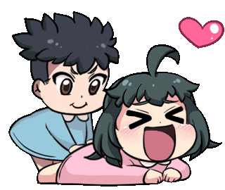 Couple Massaging Sticker by Jin