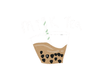Milk Tea Summer Sticker by grace