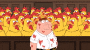 Peter Griffin Chicken GIF by Family Guy