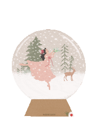 nacrinillustrations snow happynewyear merrychristmas deer Sticker