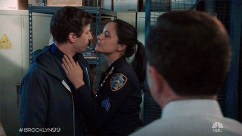 nbc kiss GIF by Brooklyn Nine-Nine