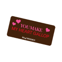 Valentines Day Love Heart Sticker by Ps of Sweden