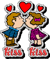 kiss kiss love Sticker