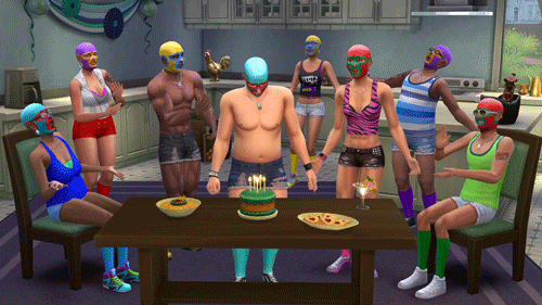 party celebrate GIF by The Sims