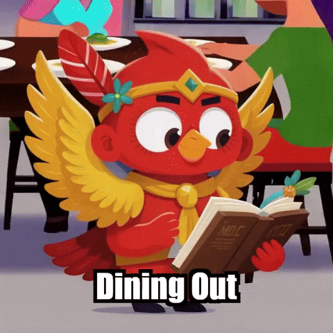 Dining Out GIF by The Cardinal Virtue