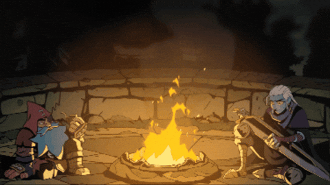 Fantasy Camping GIF by Pixel Bandits