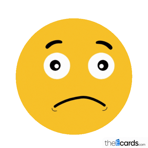 Sad Miss You Sticker by TheEcards.com