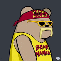 Happy Birthday Bears GIF by SuperRareBears