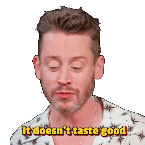 Tastes Bad Macaulay Culkin Sticker by First We Feast