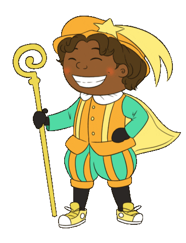 Happy Ster Sticker by De Staff van Sinterklaas