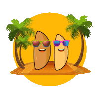 Playa Sticker by empanadish