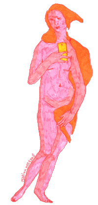 La Primavera Italia Sticker by marina noseque