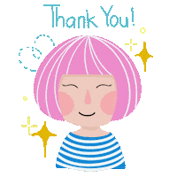 olgacaca thankyou pinkhair olgacaca olgacacasticker Sticker