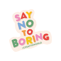 Boring Sticker by Cosatto