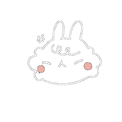 Angry Bunny Sticker