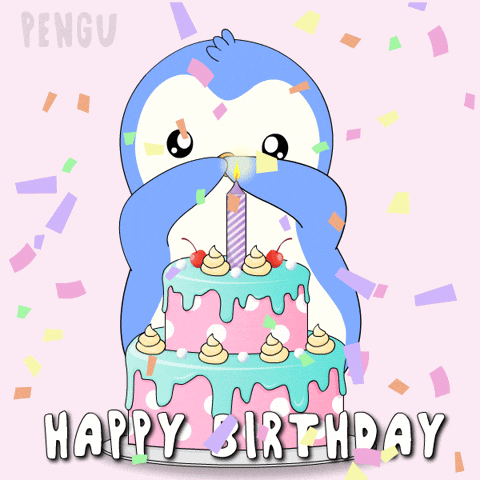 Happy Birthday GIF by Pudgy Penguins