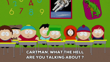 eric cartman desk GIF by South Park 