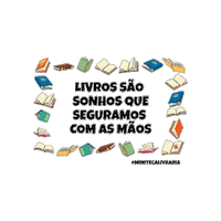 Book Livro Sticker by Miniteca