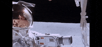 buzz aldrin space GIF by Digg