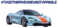 GulfOilInternational gulfoil togetherweareunstoppable gulfoilinternational mclarenautomotive Sticker