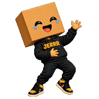 Happy Laugh Sticker by JERRR Box