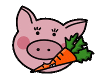 Wittlich Schweinchen Sticker by Kleinod-Illustrationen UG