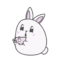 Coffee Drink Sticker by Rainbow Rabbits