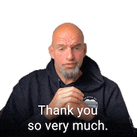 Democratic Party Thank You Sticker by The Democrats