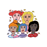 sensiblesychingonas besties mujeres sororidad chingona Sticker