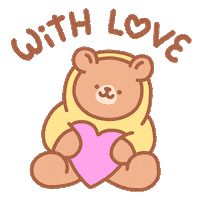 Happy I Love You Sticker by Holler Studios