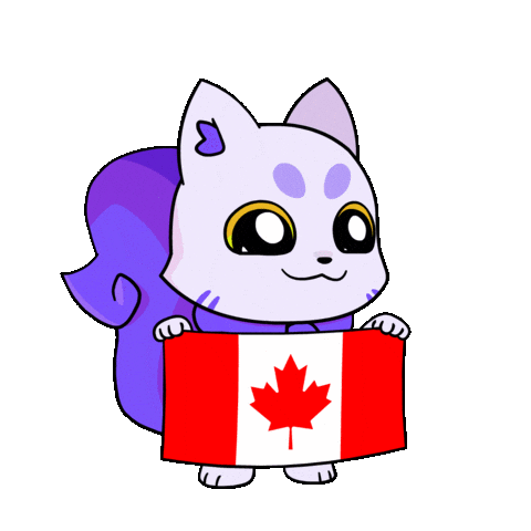 Canadian Hockey Sticker by Lucky Kat Studios