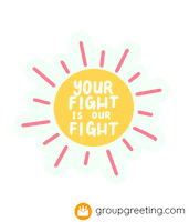 GroupGreetingcards pink sun yellow together Sticker